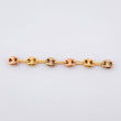 Charm Retazo GC 6 Links 0.65gr / 1 3/4 in / 4.2mm Three Golds 18K