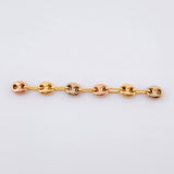Charm Retazo GC 6 Links 0.55gr / 1 3/4 in / 4.2mm Three Golds 18K ©