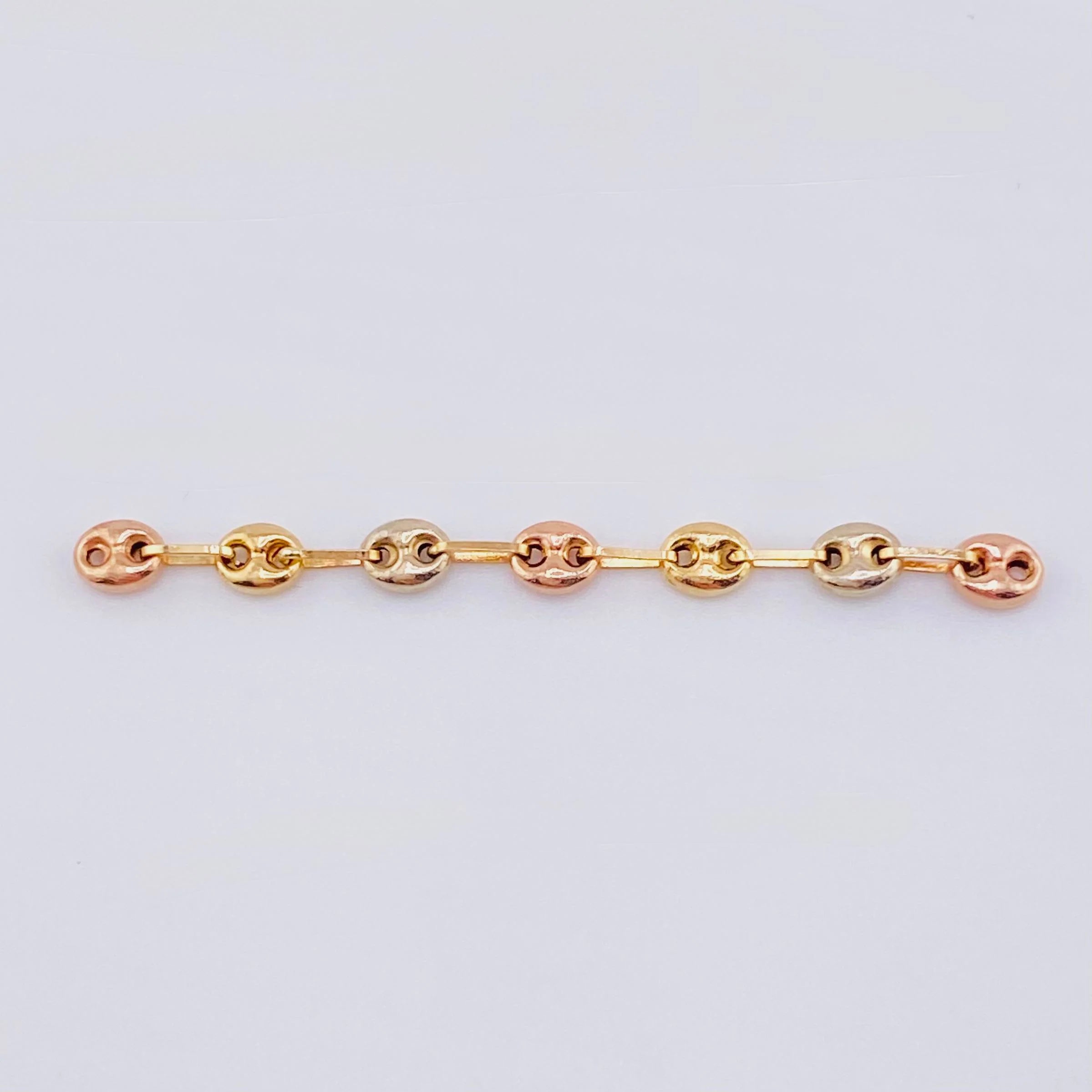 Charm Retazo Gc 0.6 g / 2 in Three Golds 18K