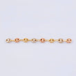 Herraje Retazo GC 8 Eslabones 0.85gr / 2 1/2 in / 4.2mm Tres Oros 18K