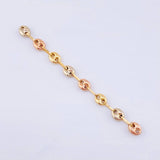 Herraje Retazo GC 8 Eslabones 0.85gr / 2 1/2 in / 4.2mm Tres Oros 18K