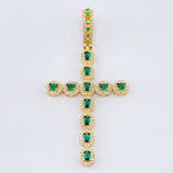 Dije Cruz Ovalo 9.65gr / 2 3/4 in / Oro Amarillo 18K