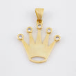 Dije Corona Silueta 5.4gr / 1 1/4 in / Oro Amarillo 18K ©