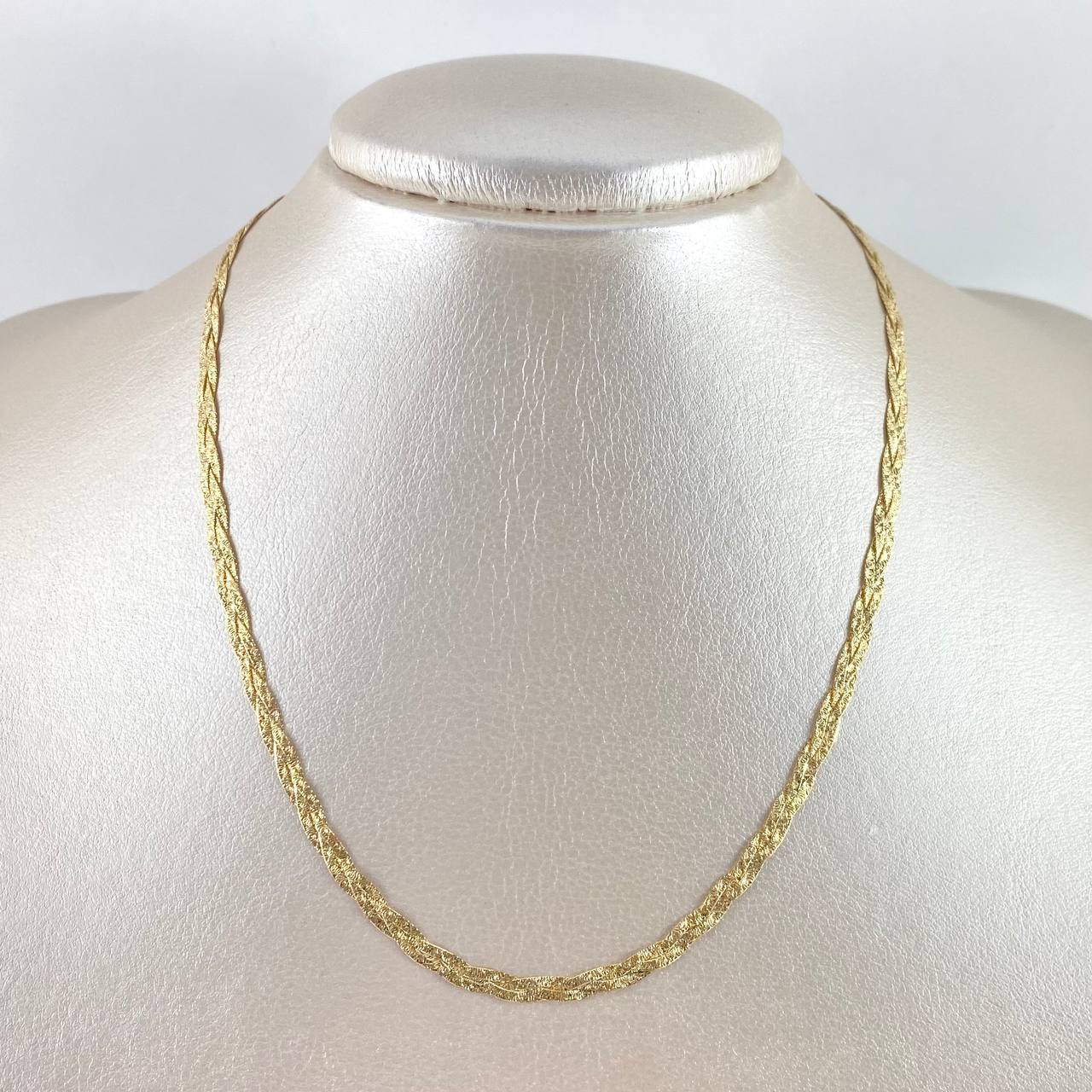 Herringbone Chain Braided 5.85gr / 40cm / 3.5mm Double Sided Yellow Gold +4 ©