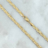Herringbone Chain Braided 5.85gr / 40cm / 3.5mm Double Sided Yellow Gold +4
