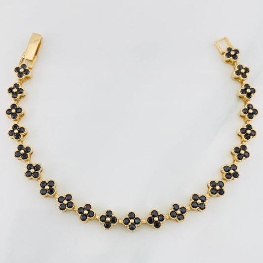 Pulso Flores 11.25g / 7 in / 6mm Oro Amarillo 18K