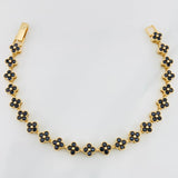Bracelet Flores 11.25g / 7 in / 6mm Yellow Gold 18K