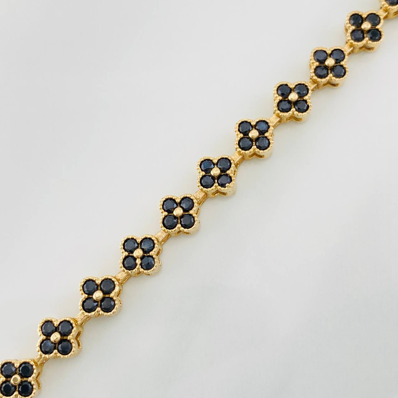 Bracelet Flores 11.25g / 7 in / 6mm Yellow Gold 18K
