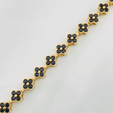 Bracelet Flores 11.25g / 7 in / 6mm Yellow Gold 18K
