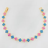 Bracelet Flores 11g / 6 3/4 in / 6mm Yellow Gold 18K