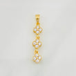 Pendant Flores 1.65g / 1 1/4 in 18K Yellow Gold