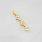 Pendant Flowers 1.6g / 1 1/4 in 18K Yellow Gold