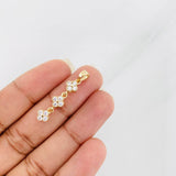 Pendant Flores 1.65g / 1 1/4 in 18K Yellow Gold