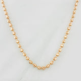 Half Moon Military Chain 8.7g / 20 in / 2.33mm 18K Rose Gold