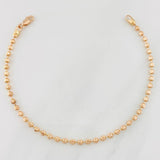 Half Moon Military Bracelet 3.6g / 7 in / 2.4mm 18K Rose Gold