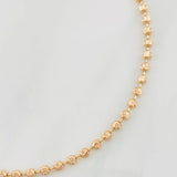 Half Moon Military Bracelet 3.6g / 7 in / 2.4mm 18K Rose Gold
