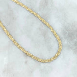 Herringbone Chain Braided 5.85gr / 40cm / 3.5mm Double Sided Yellow Gold +4 ©