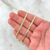 Herringbone Chain Braided 5.85gr / 40cm / 3.5mm Double Sided Yellow Gold +4