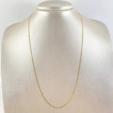 Flat Mariner Chain 2.5gr / 19 3/4 in / 18K Gold +3 !