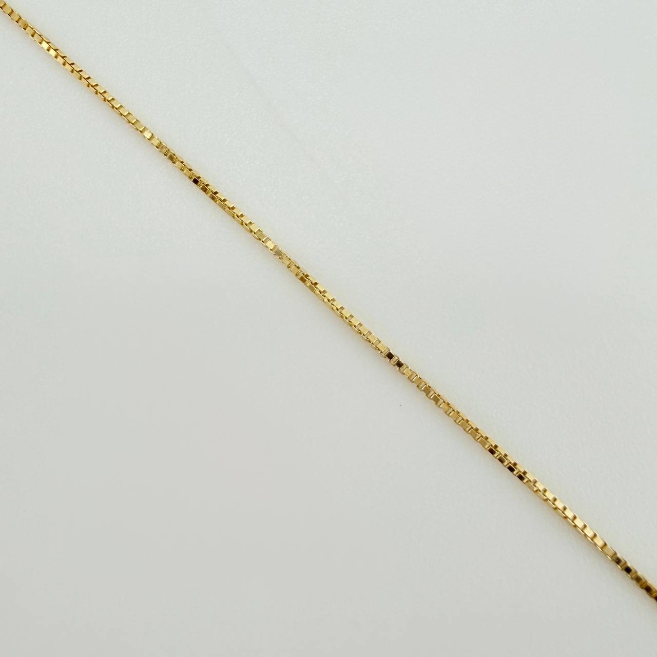Set Chain and Pendant Venetian + Virgin of Guadalupe 1.35g / 19 3/4 in / 0.44mm Yellow Gold 18K $
