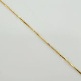 Set Chain and Pendant Venetian + Virgin of Guadalupe 1.35g / 19 3/4 in / 0.44mm Yellow Gold 18K $