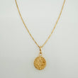 Venetian Chain Set + Saint Benedict Pendant / 1.35g / 18 in Yellow Gold 18K