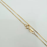 Venetian Chain Set + Saint Benedict Pendant / 1.35g / 18 in Yellow Gold 18K