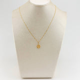 Venetian Chain Set + Saint Benedict Pendant / 1.35g / 18 in Yellow Gold 18K
