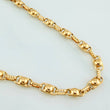 Cadena Rustica Burbujas 15.2 g / 24 3/4 in / 4.5 mm Oro Amarillo 18K