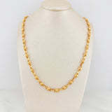 Cadena Rustica Burbujas 15.2 g / 24 3/4 in / 4.5 mm Oro Amarillo 18K