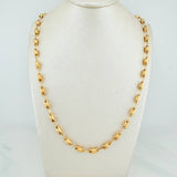 Rustic Chain X 14.1 g / 24 1/2 in / 3.9 mm 18K Yellow Gold