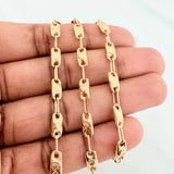 Cadena Rustica Corona 12.45 g / 24 in / 4.2 mm Oro Amarillo 18K