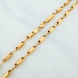 Cadena Rustica Tribal 13.9 g / 24 1/2 in / 3.5 mm Oro Amarillo 18K