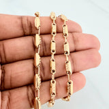 Cadena Rustica Tribal 13.9 g / 24 1/2 in / 3.5 mm Oro Amarillo 18K