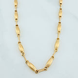 Rustic Link Chain 10.55 g / 24 1/2 in / 4 mm 18K Yellow Gold