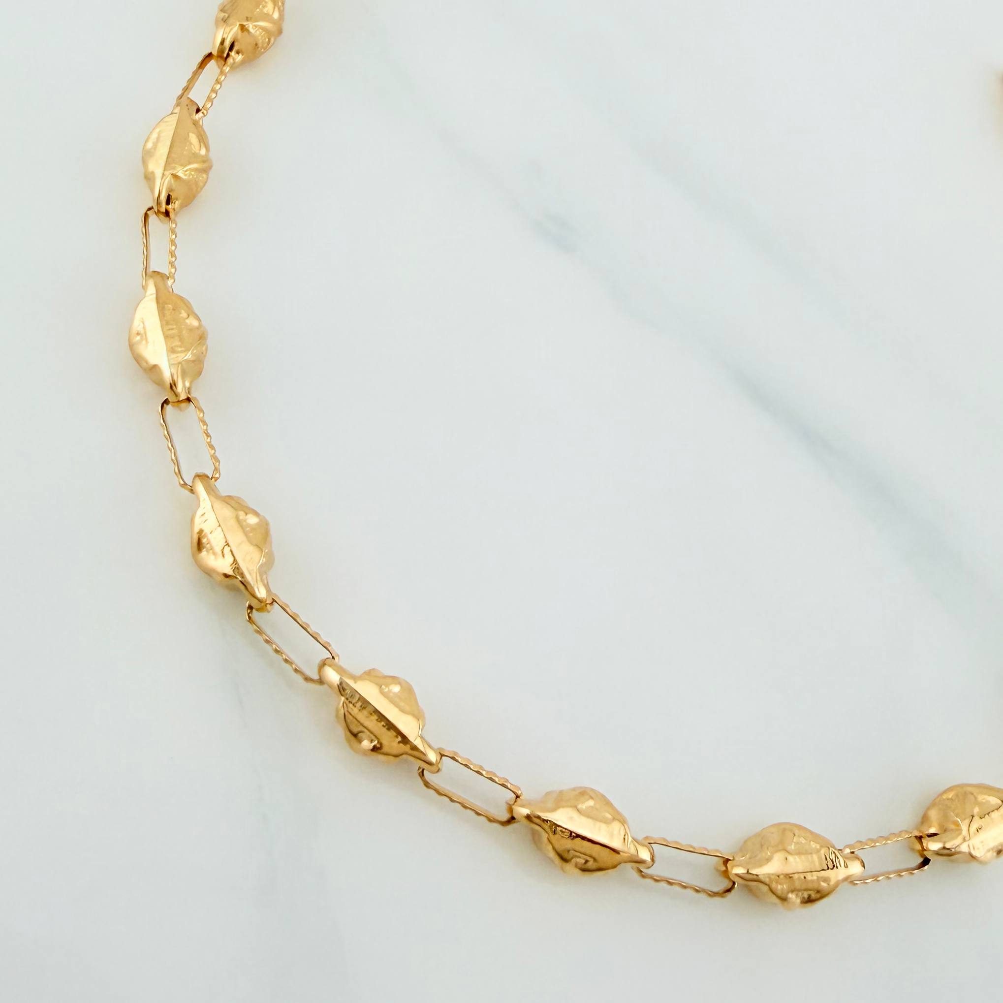 Rustic Bracelet X 4.85 g / 7 3/4 in / 4.15 mm 18K Yellow Gold