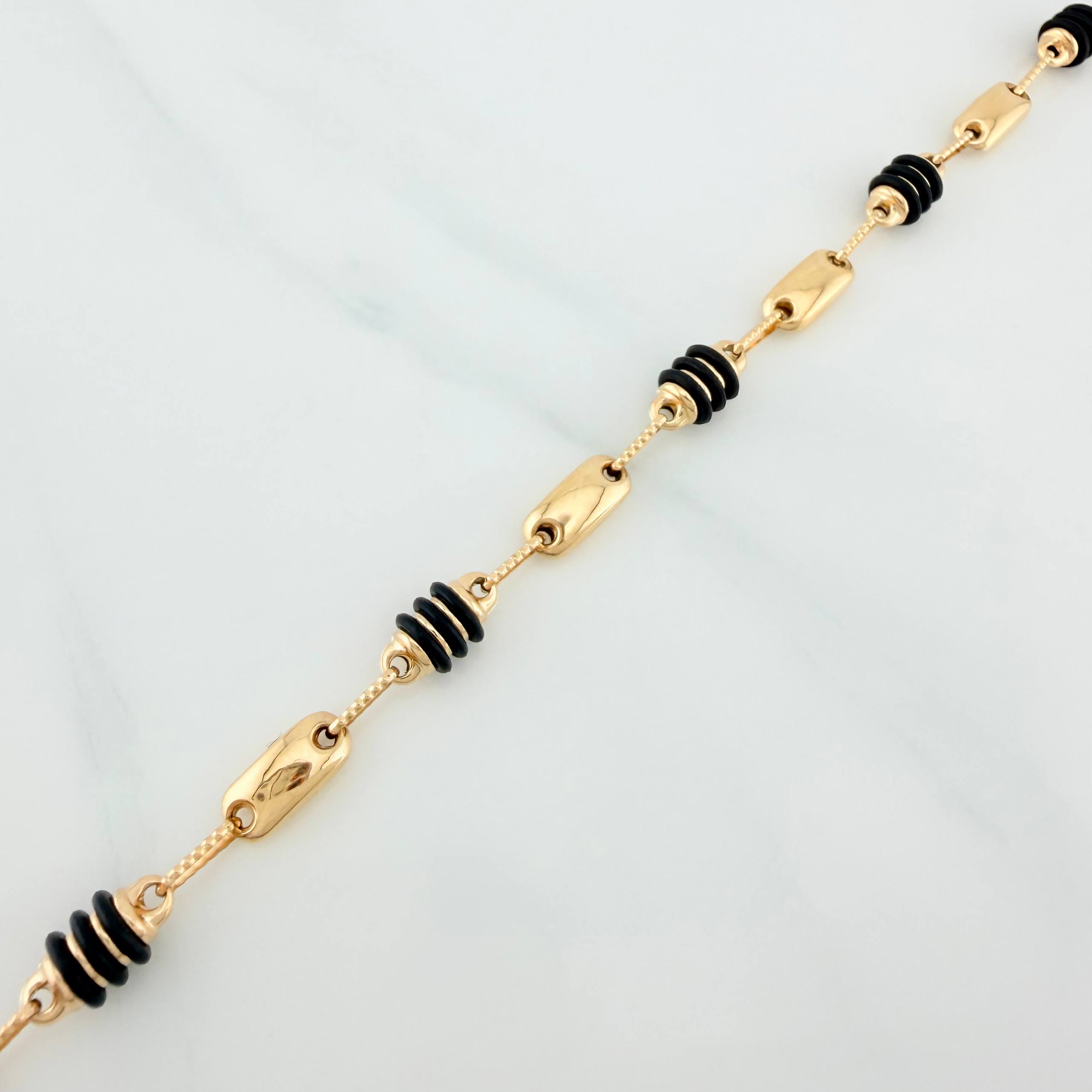 Tobillera Rustica Tornillo 6 g / 10 in / 4.75 mm Oro Amarillo 18K