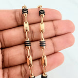 Tobillera Rustica Tornillo 6 g / 10 in / 4.75 mm Oro Amarillo 18K