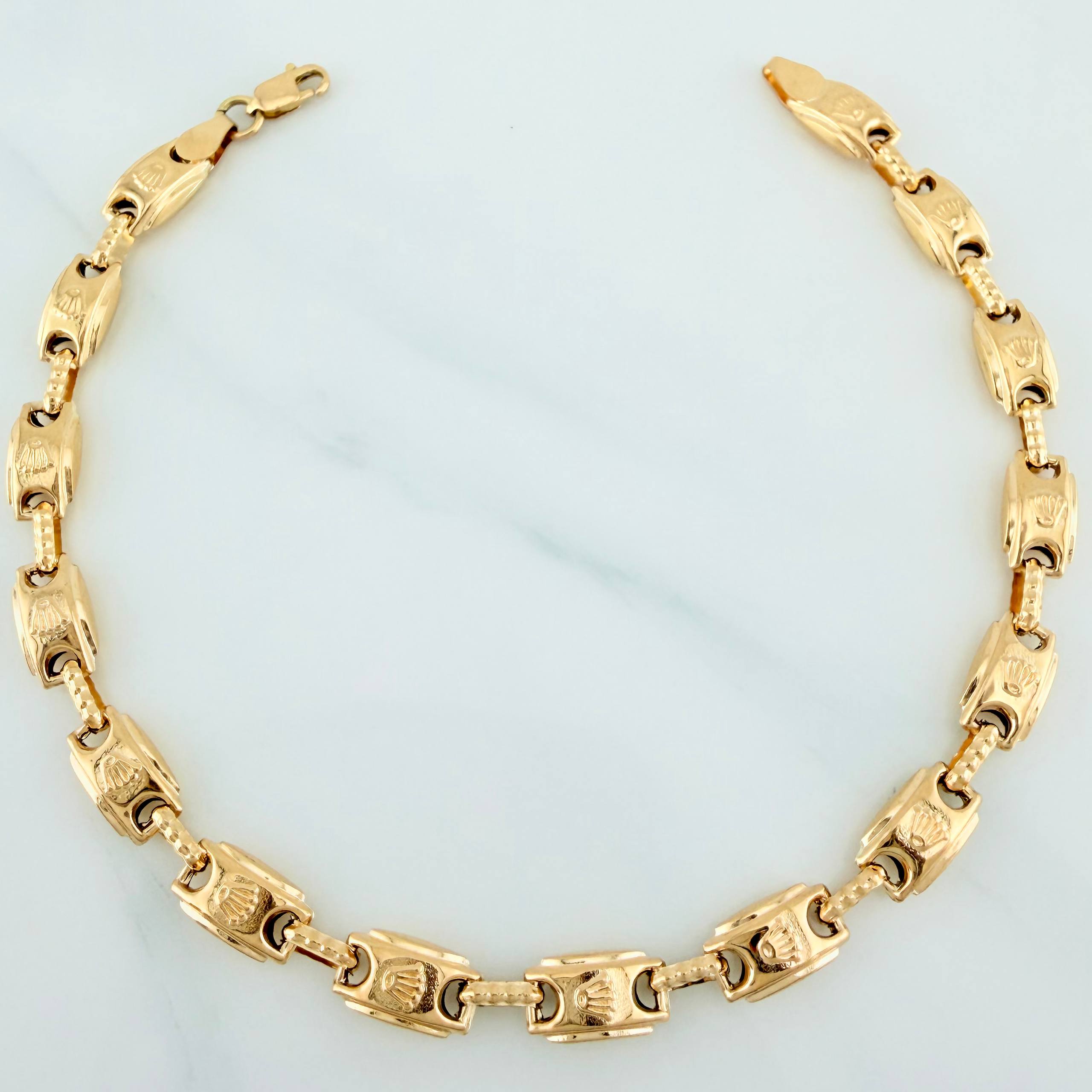 Pulso Rustico Corona 7 g / 8 1/4 in / 5.6 mm Oro Amarillo 18K