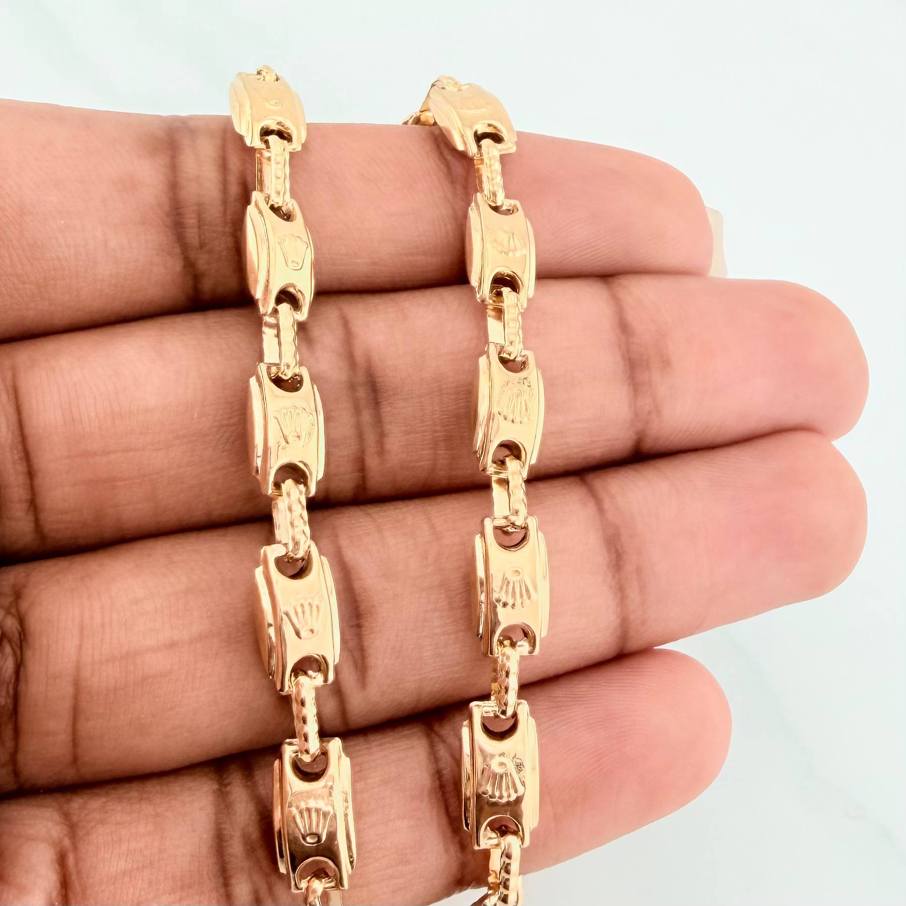 Pulso Rustico Corona 7 g / 8 1/4 in / 5.6 mm Oro Amarillo 18K
