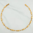 Rustic Link Anklet 4.6 g / 10 1/4 in / 3.25 mm 18K Yellow Gold