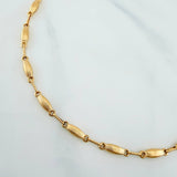 Rustic Link Anklet 4.6 g / 10 1/4 in / 3.25 mm 18K Yellow Gold