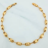 Bracelet Rustico Corona 4.5 g / 8 1/2 in / 3.9 mm Yellow Gold 18K
