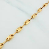 Bracelet Rustico Corona 4.5 g / 8 1/2 in / 3.9 mm Yellow Gold 18K