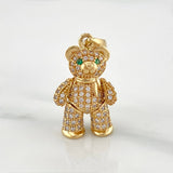 Articulated Bear Pendant 4.7 g / 1 1/4 in 18K Yellow Gold