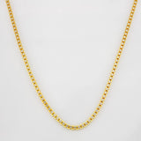 Venetian Chain 14.1g / 24 in / 1.85mm Two-Tone Yellow White 18K