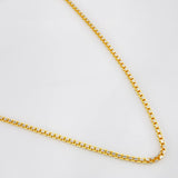 Venetian Chain 14.1g / 24 in / 1.85mm Two-Tone Yellow White 18K