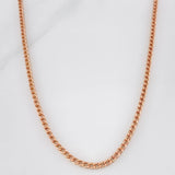 Franco Chain 13.85g / 24 in / 2.57mm Rose Gold 18K