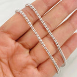 Cadena Ice 15.9g / 24 in / 2.14mm Oro Blanco 18K