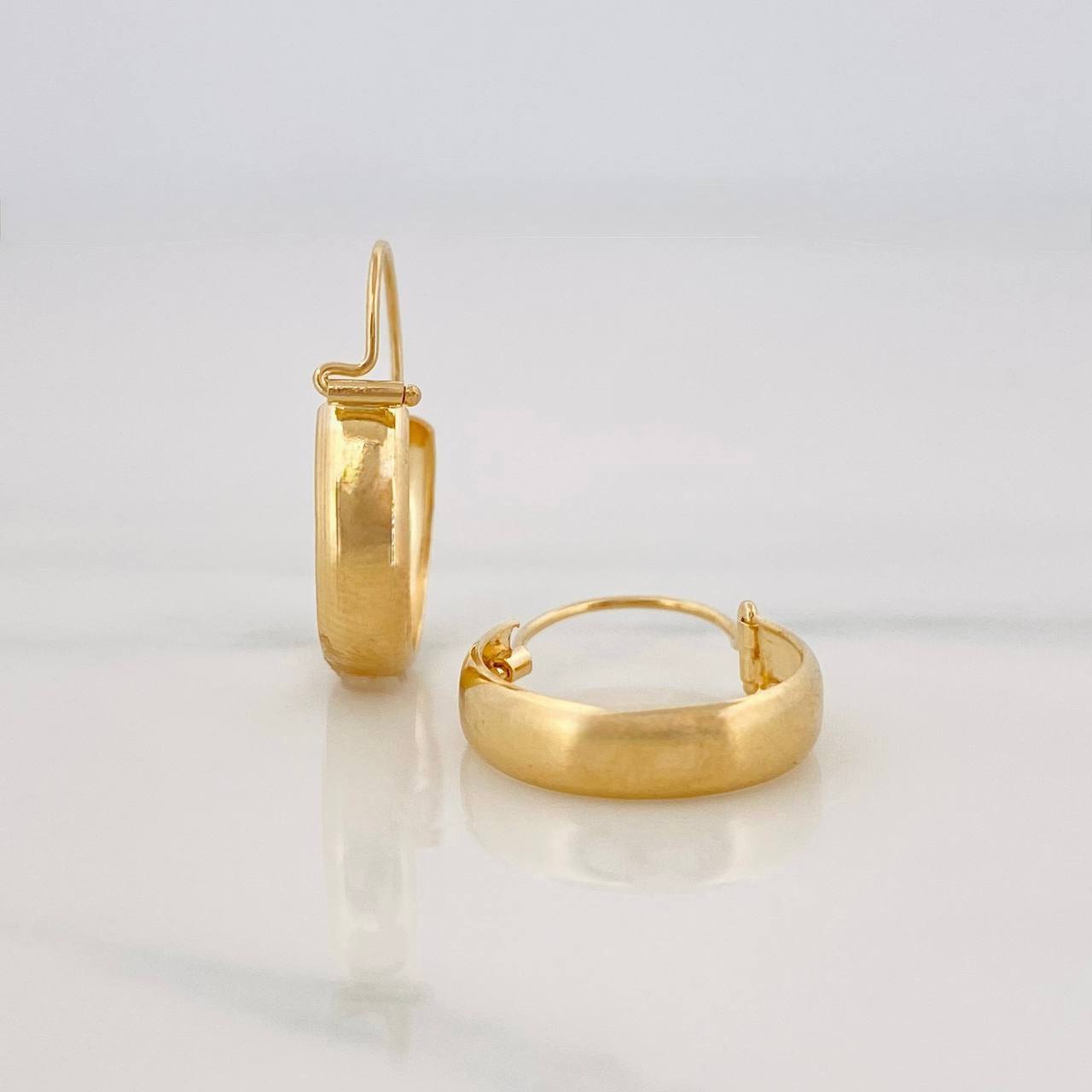 Candongas Ash 1.15g / 3/4 in Oro Amarillo 18K